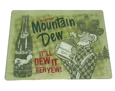 Mountain Dew Cutting Board Vintage/Retro 15.5” X 11.5” • $14.95