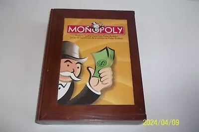 English/French Monopoly Vintage Games Collection Wooden Box Bookshelf Edition • $15.99