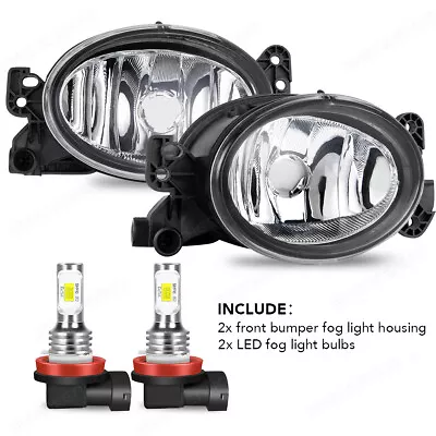 New LED Fog Light Lamp W/ Bulbs For Mercedes Benz W211 E320 E350 E550 2007-2009 • $103.42