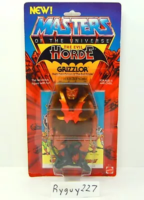 MOTU Grizzlor Clear Masters Of The Universe MOC Sealed He-Man Figure • $395