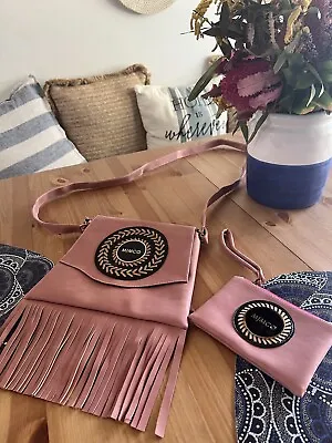 $40 • Buy New Mimco Bag And Purse Dusty Pink Colour