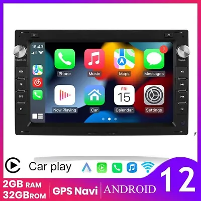 For VW B5 MK4 MK5 Golf Passat Jetta 2 DIN Car Radio Player GPS Stereo 2+32GB • $143.99