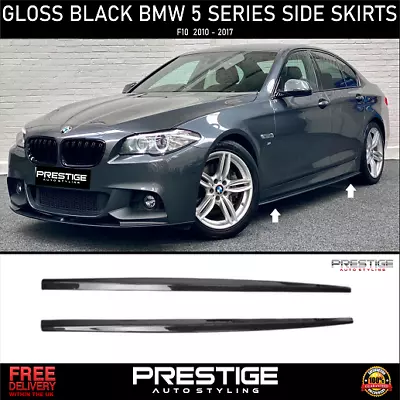 £99.99 • Buy For Bmw 5 Series F10 F11 M Performance Side Skirt Lip Extension Blades 10-16