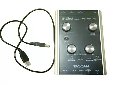 Tascam US-122 MKII USB 2.0 Audio/MIDI Interface W/ USB Cable Japan #24032302 • $82