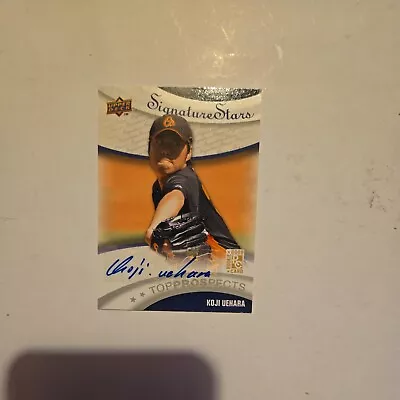 2009 Upper Deck Baseball Signature Stars Koji Uehara Auto Rookie • $25