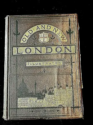 Old And New London Illustrated Vol 2 / II By Walter Thornbury. Lovely Engravings • £24.50