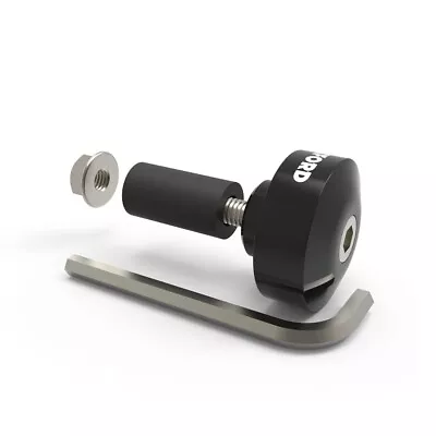 Oxford OX593 Medium Weight Aluminum Motorcycle Bar Ends • $14.99