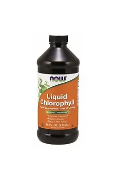 £23 • Buy Now Foods Liquid Chlorophyll Mint Flavor 473ml | Oral Detox Colon Blood Cleanse