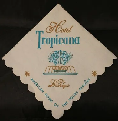 Tropicana Casino Las Vegas Vintage Paper Napkin • $7.99
