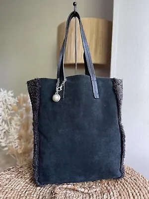 Ugg Australia Suede Leather Handbag Tote Bag • £60