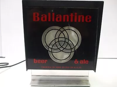 Vintage 1960s Ballantine Beer Lighted Kaleidoscope Bar Sign - Working Condition • $100