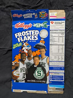 Michigan State 2000 National Champions Frosted Flakes Box SUPER RARE • $35