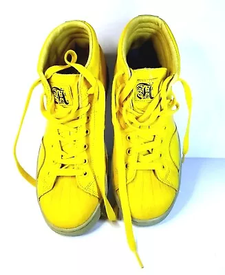 £31.79 • Buy Trainer ALife Mid Pro Sneaker Everybody Yellow Leather Sneakers Size 8 Rare