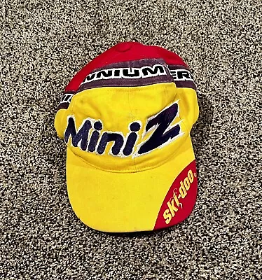 Vintage Ski-Doo Mini Z AMillennium Series Sno Gear Yellow Hat Cap 90s • $29.99