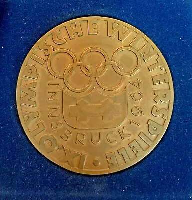 $249.95 • Buy 1964 Innsbruck Olympic Athlete's Participation Medal In Original Box