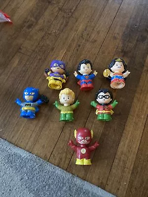 $9.99 • Buy Fisher Price Little People DC Super Hero Figures Lot Of 7