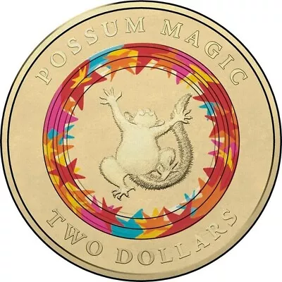 2017 $2 Red Possum Magic Happy Hush Is Visible Australian Two Dollar Coin Circ • $7.61