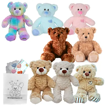 £22.50 • Buy TEDDY BEAR MAKING PARTY KITS - Make Your Own Teddy Bear - No Sew - (25cm/10  )