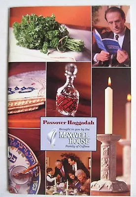 1998 PASSOVER HAGGADAH Maxwell House Coffee Kosher Prayer Book Seder Jewish • $4.99