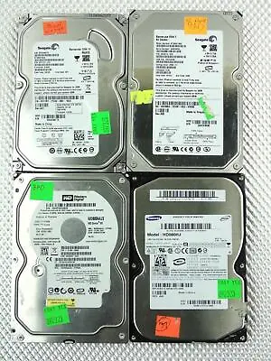 Lot Of 4 - 80GB SATA Hard Drive 3.5  Western Digital DC Seagate Samsung (Dead) • $32