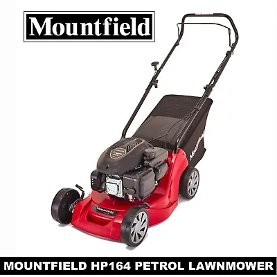 £129.99 • Buy Mountfield Petrol Lawnmower Hp164 Hand Propelled 39cm Blade 40l Grass Box