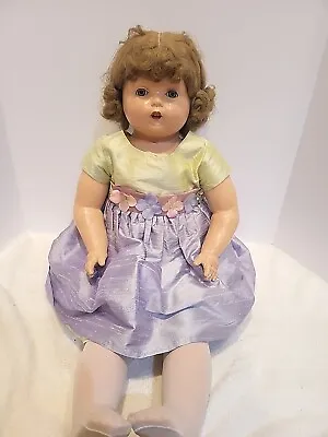 Antique 29  Mae Starr/Dolly Reckord Composition Doll W/Voice Mechanism 1920's • $225