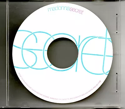 Madonna Secret Promo CD PRO-CD-7199 • $44.95