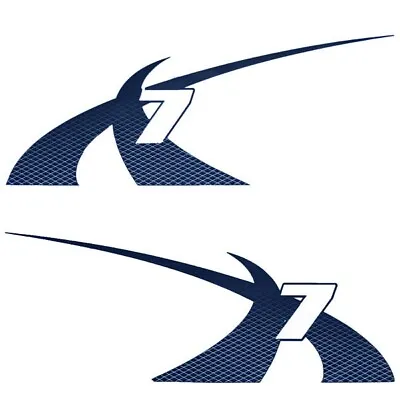 MasterCraft Boat X-7 Decal Stickers | 2012 Navy Blue • $149.22