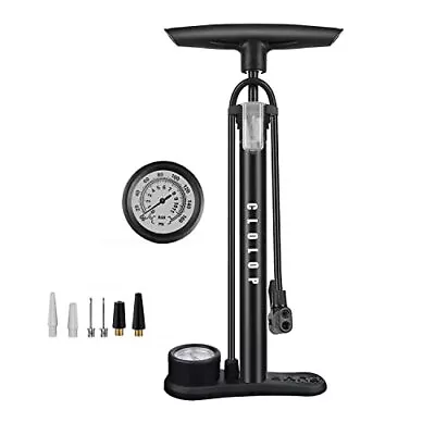 $17.43 • Buy Bike Floor Pump With Gauge,Bike Pump High Pressure 160 Psi,Bicycle Pump With Air