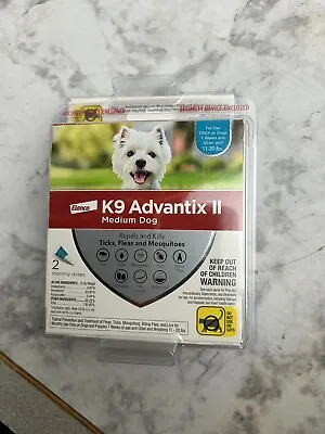 K9 Advantix II Flea & Tick Treatment & Prevention For Medium Dog 2 Pack • $32