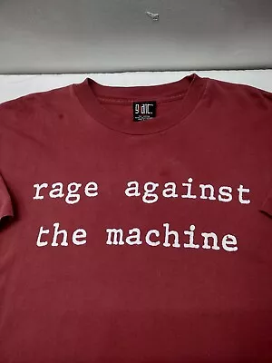 Vintage 90s Rage Against The Machine Molotov Cocktail Shirt Size XL Giant USA • $119.99