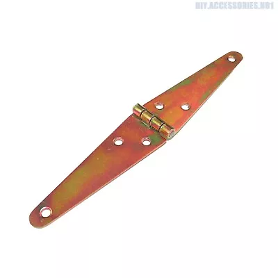 £2.99 • Buy 1(one) 30 X 200mm Heavy Duty Strap Tee Hinges Zinc Plated Door Gate Box Shed