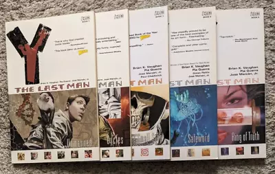 Y THE LAST MAN Lot Of 5 Trade Paperbacks. DC Vertigo. Brian K Vaughan. Near Mint • $19.99