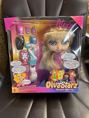 Mattel 2000 Vintage DIVA STARZ  ALEXA   Interactive Doll Sealed NIB Talking • $150
