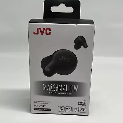 JVC Marshmallow True Wireless Headphones Black HA-A18T NEW • $26