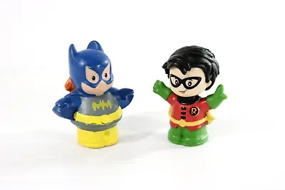 $6.29 • Buy Fisher Price Little People Super Heroes Lot Of 2 Toys Batgirl & Robin Figures