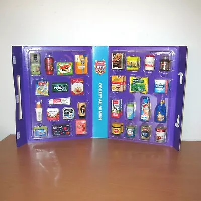 Coles Little Shop Series 2 : Complete Set Of 30 Mini Collectables In Case Folder • £18.61