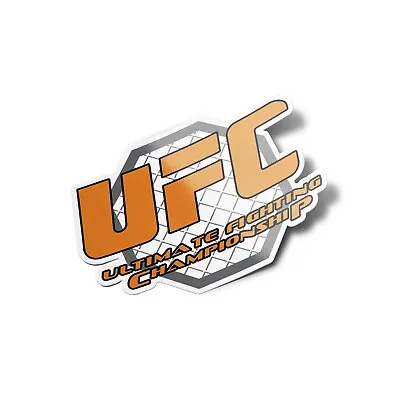 PACK X5 STICKERS UFC LOGO MMA Ultimate Fighting Championship 9cm • $10.59