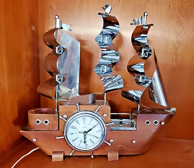 Vintage Sail Boat Clock • $85