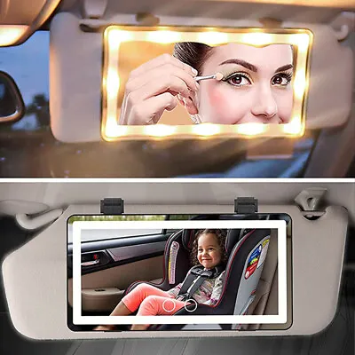 Visor Vanity Mirror For Car Dimmable 3 Modes Makeup Mirror With LED Light • $31.99
