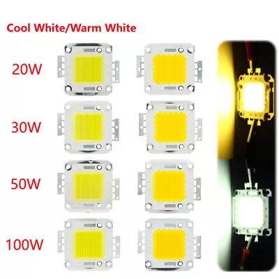 LED Chip 10W 20W 30W 50W 70W 100W High Power COB  Bulb Light 12V 36V Cool White • $1.01