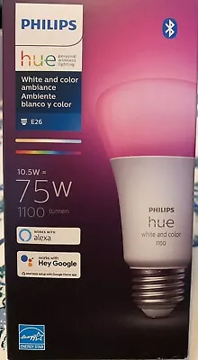 Philips Hue 563254 75W 1100 Lumen Smart LED Bulb NEW SEALED BOX!!! • $23