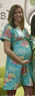 £29 • Buy The Paisley Pea Maternity Floral Hospital Delivery Gown Nightgown Size Large