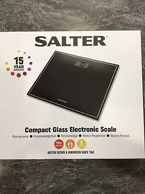 Salter Digital Bathroom Scale Easy Read Display Toughened Glass Platform. NEW • £14