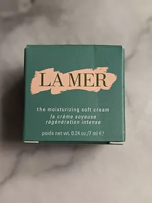 LA MER The Moisturizing Soft Cream  Anti-Aging - 0.24 Oz / 7 Ml  New In Box 2024 • $14.99