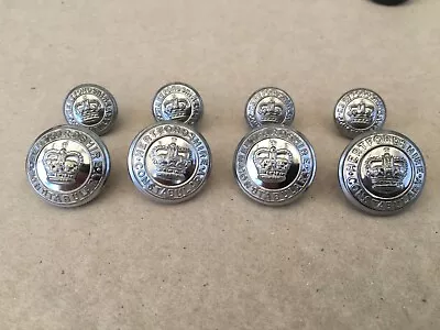 Obsolete Police Buttons Hertfordshire Constabulary  Full Set Qc • £4.99