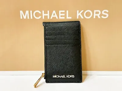 Michael Kors Jet Set Travel Top Zip Card Case Wallet • $44.80