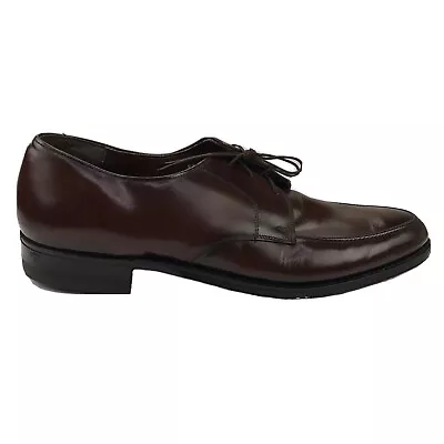 New Old Stock Vintage Mens 12 C Nunn Bush Brown Leather Oxfords Dress Shoes • $19.99