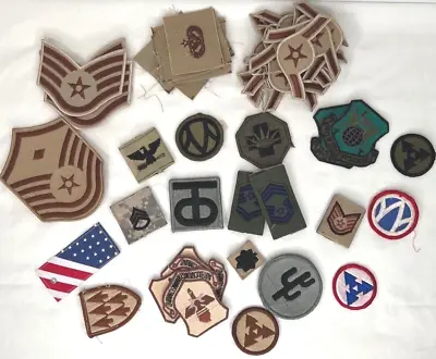 Military Insignia Patches Large Assorted Lot Of 50 New & Pre-owned • $16