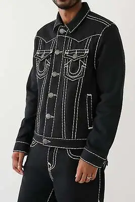 True Religion Jimmy Fleece Triple Stitch Jacket • $239